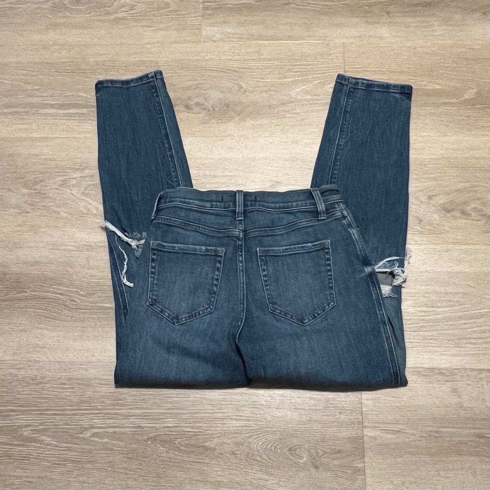 Eunina Rocky High Rise Boyfriend Jeans Distressed Medium Wash Size 3